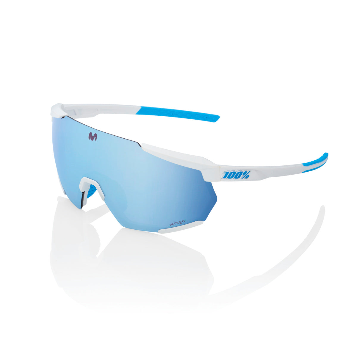 RACETRAP 3.0 - Movistar Team White - HiPER Blue Multilayer Mirror Lens